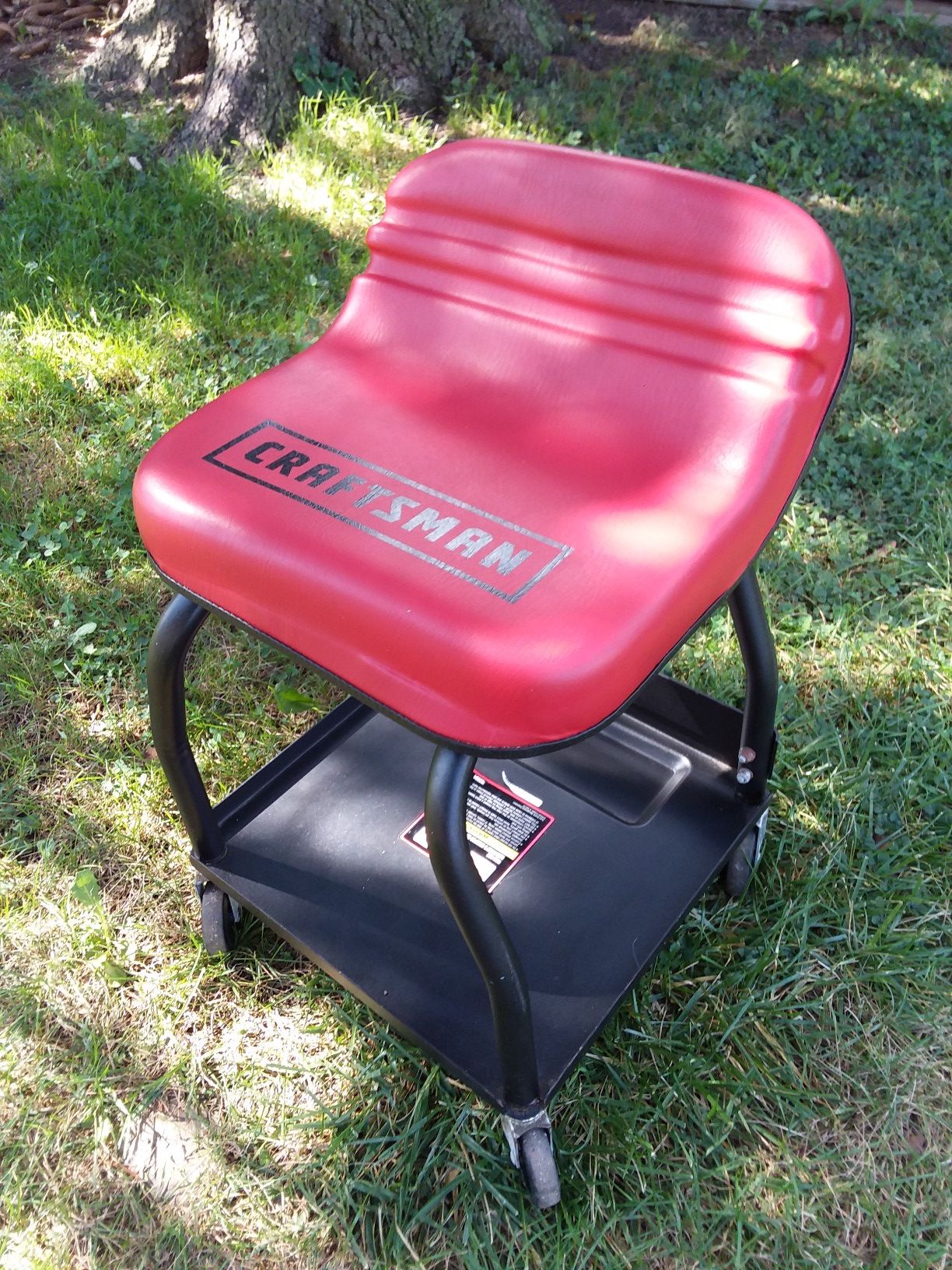 Craftsman high-rise mechanics creeper seat