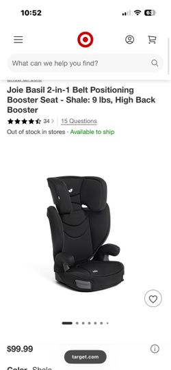 Joie Carseat/Booster