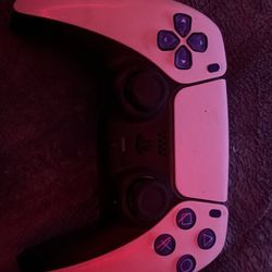 PS5 controller purple and white