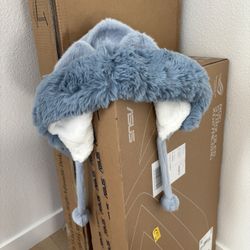 Plush Hat Fuzzy Cute bear Ears Hat Fluffy Hat Skull Cap Winter Warm Hat Cute