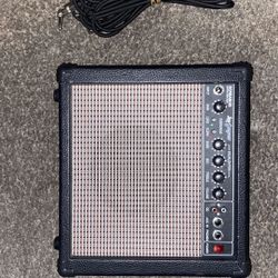 Guitar Amp With Cables