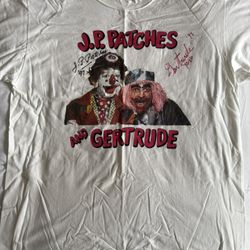JP Patches & Gertrude Signed Jersey T 1997