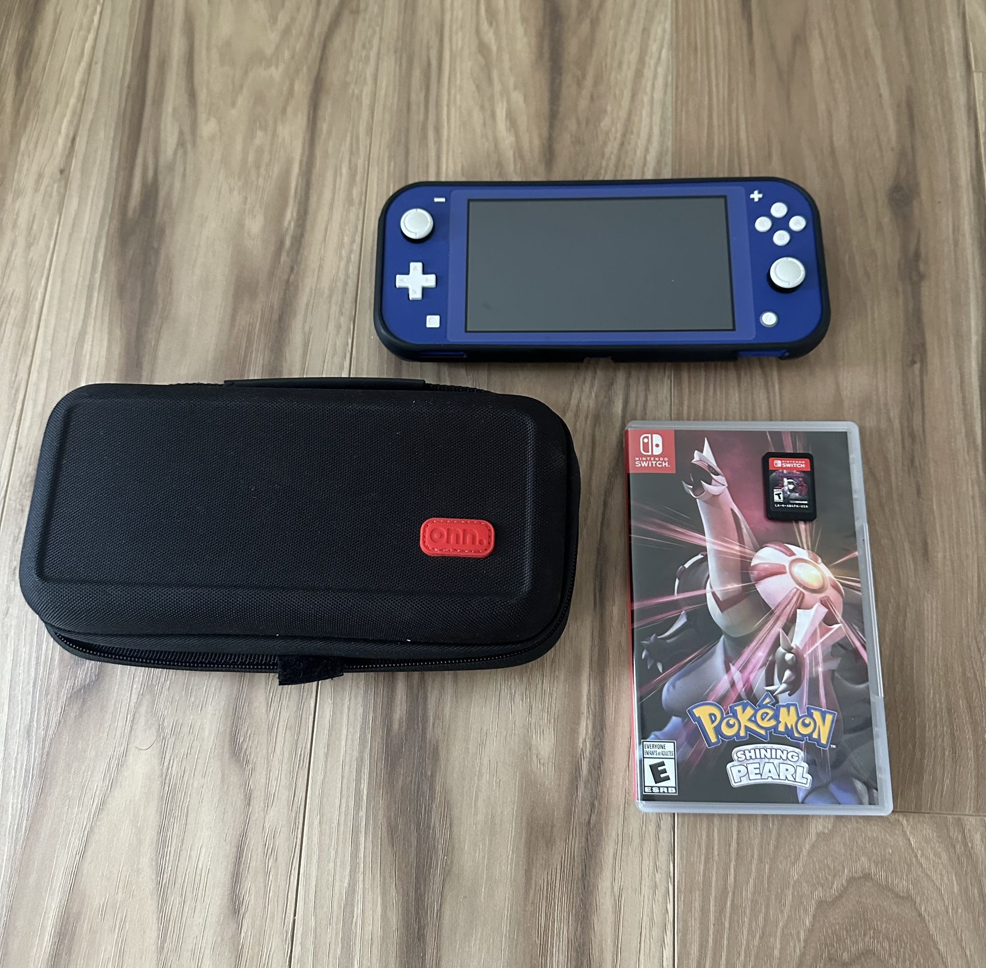 Nintendo Switch Lite with games and accessories