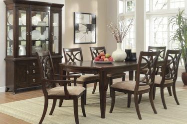 Sophisticated Design Large Dining Table/Set on Sale