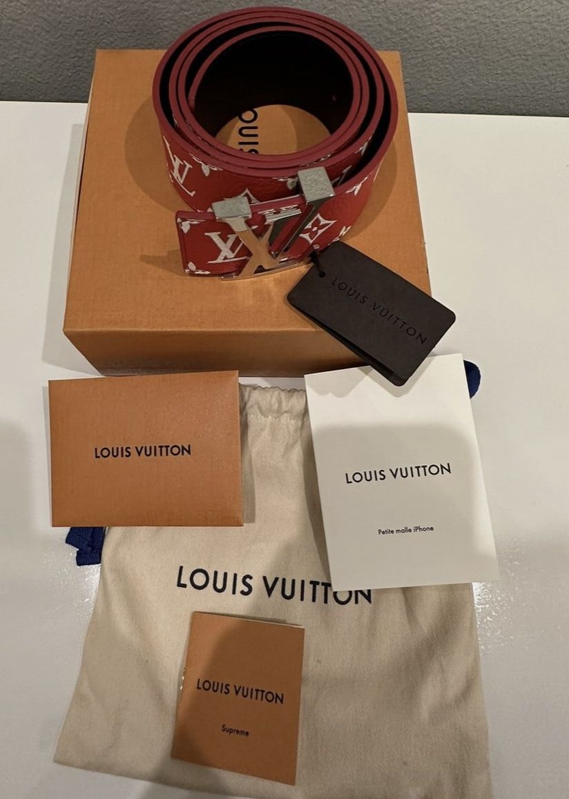 SUPREME x LV Monogram Belt