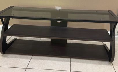 3-Tier TV Stand with Glass Top