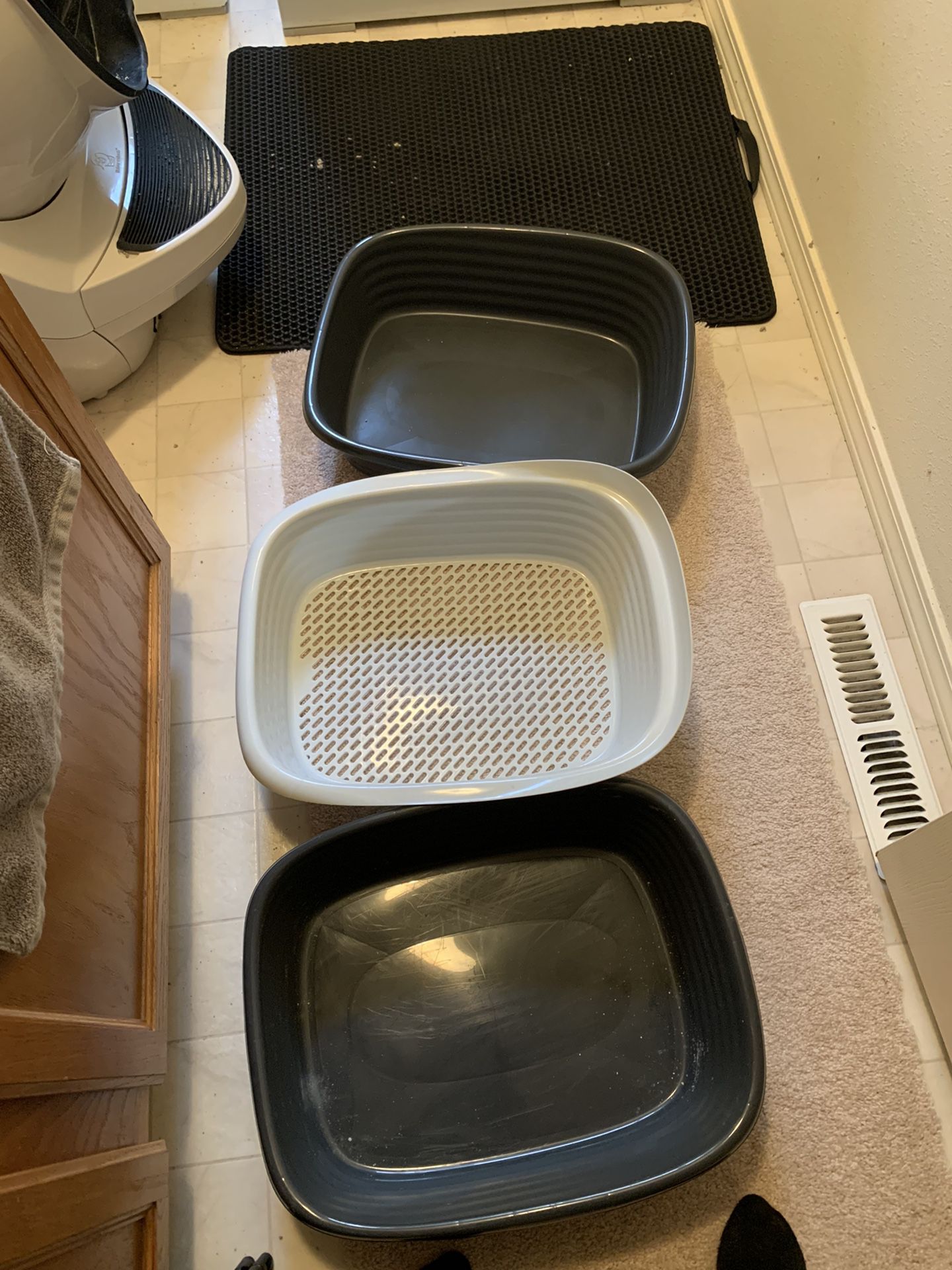 Three-tier Cat Litter Box  Tray