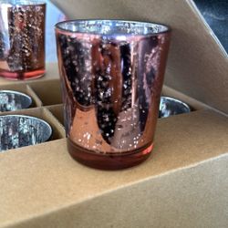 Pink votive Candle Holder 