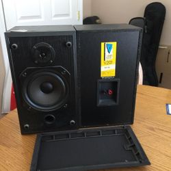 B&W V201 Shelf Speakers With Stands