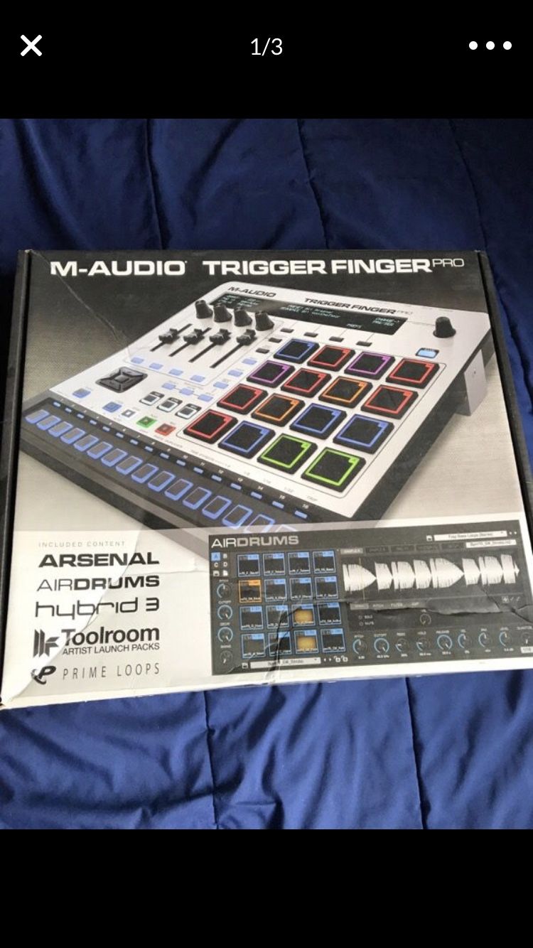 M audio trigger finger pro