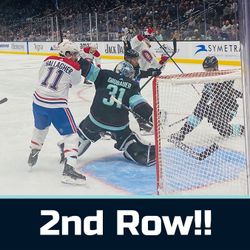 2 SECOND ROW tickets the Seattle Kraken- Most Games Available