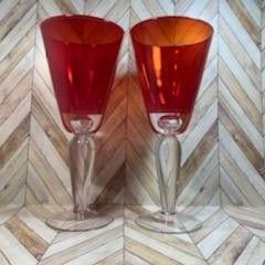 Vintage Beautiful Large Wine-water Glass 