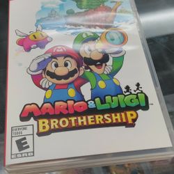 Mario And Luigi Brother shop Nintendo Switch 