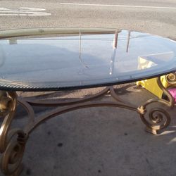 French Style Wrought Iron Coffee Table 