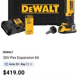 Dewalt 20v Pex Expansion Kit