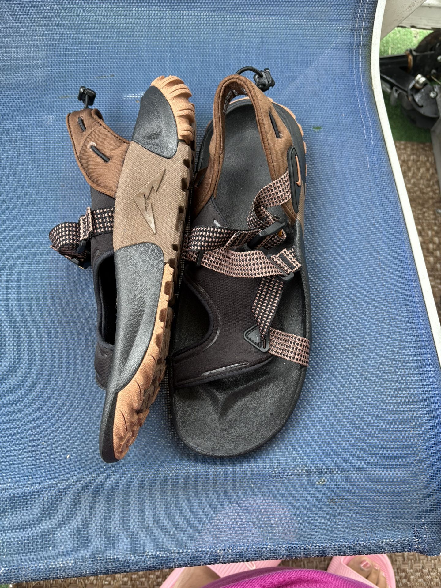 Nike Oneonta Men’s Sport Sandals Size 11 Black Brown DJ6603-002 NWOT Hiking