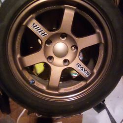 4 Rims With Tires Racing