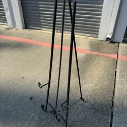 Large Forged Iron Painters Easel / Paintings Display 