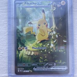 PIKACHU EX SIR ASCENDED HEROS