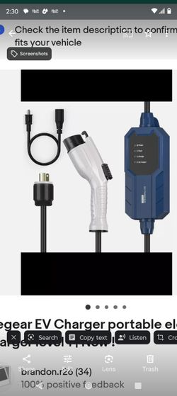 Electric Vehicle Charge 