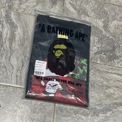 Bape Black/Red Camo Tee