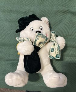 100 Bill Teddy Bear KING PLUSH