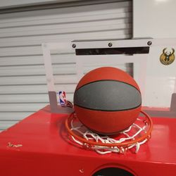 DOOR BASKETBALL HOOP &BALL WITH BREAKAWAY RIM AND FREE DELIVERY