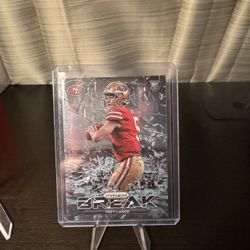 Trey Lance Rookie Panini Prizm Break