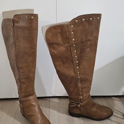 RIALTO Shoes Ferrell Women's Boot, Cognac/Smooth size 6.5M