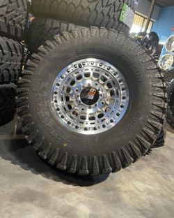 BIG SALE. On METAL FX 15” Beadlock black or machine wheels & 33x10-15 tires for 4 lug UTV SXS (We Finance..