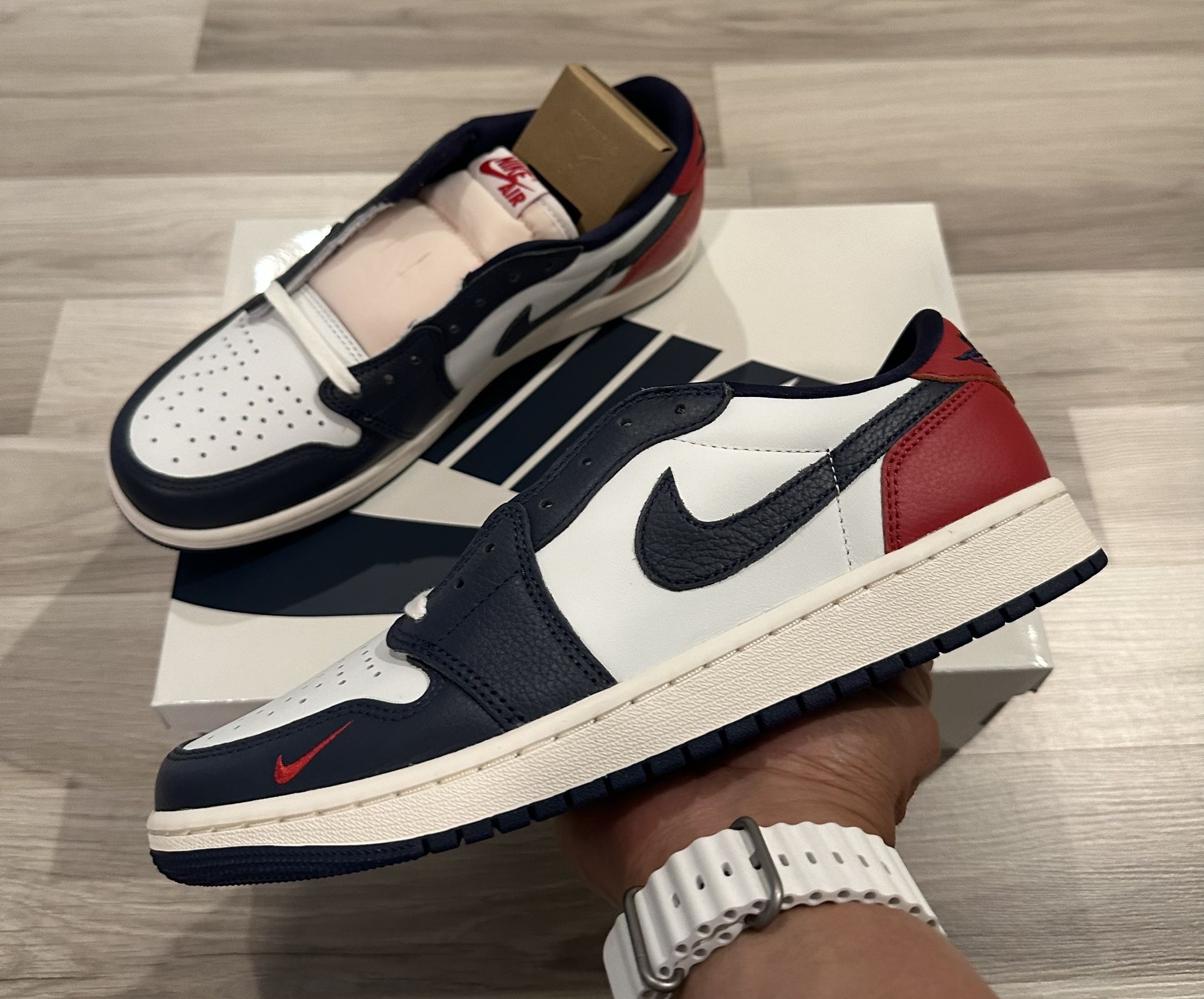 Nike Air Jordan 1 Retro Low OG Shoes "Howard University"