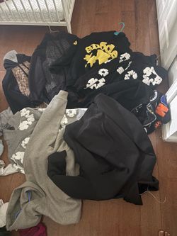 Bape spider denim tears coach essentials selling all shirts and hoodies shoot me offers