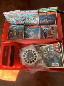 View master Viewer And Reel Sets In Case