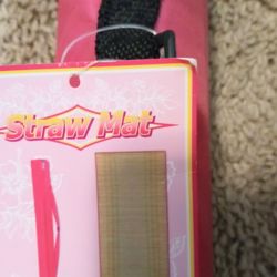 Pink Straw Mat For Sale