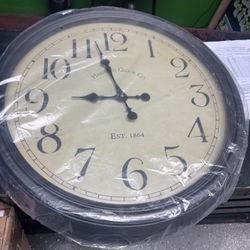 Clock Broken Glass / Sold As Is