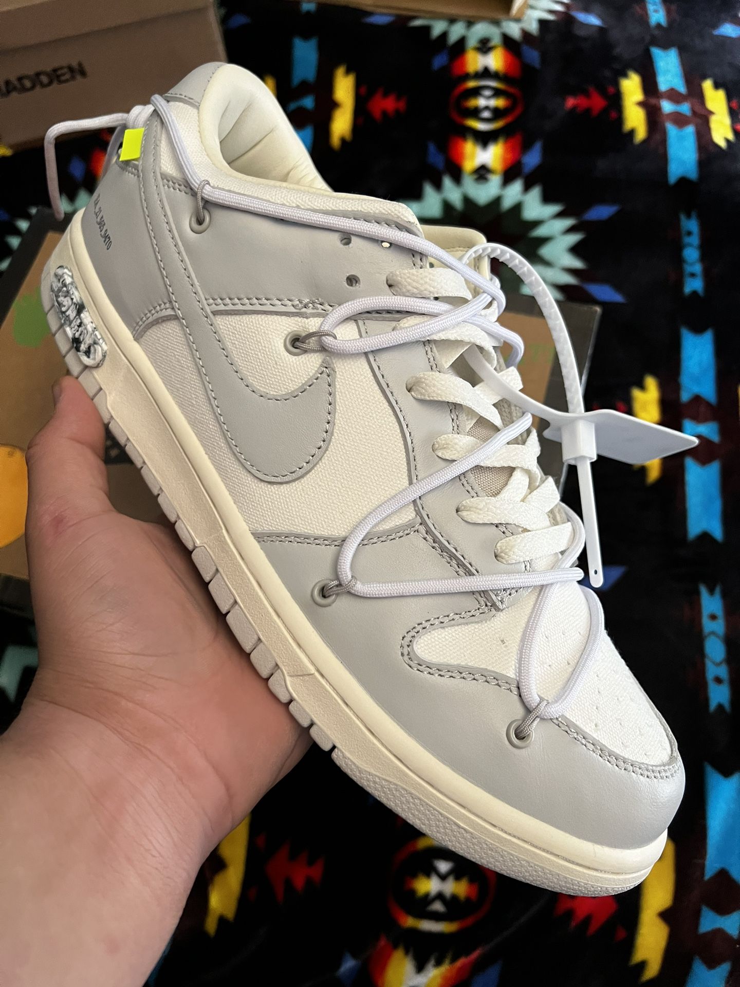 Off-White x Nike Dunk Low “Lot 49/50” Size 13