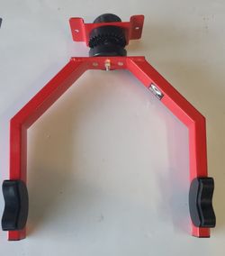 Bicycle Repair & Maintenance Stand – Adjustable Rear Wheel Stand – Red