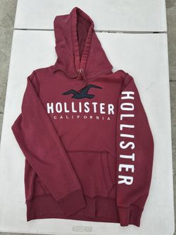 Hollister Burgundy Hoodie (Medium)