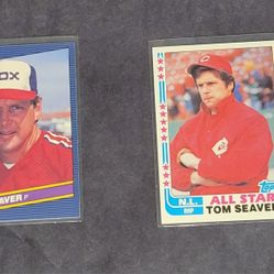 George Thomas Seaver Baseball Trading Card Bundle