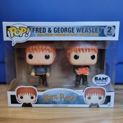 Funko Pop! Vinyl: Harry Potter  2 Pack - Fred & George Weasley bam exclusive