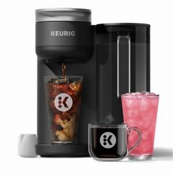 Keurig K-Brew + Chill Iced or Hot Single-Serve K-Cup Coffee Maker and K cups