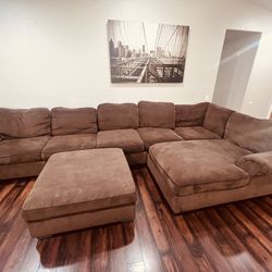 Brown Sectional Sofa