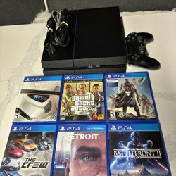 Play Station 4 500GB PS4 Uncharted EDT Comes With 6 Games All Wires Ready To Play