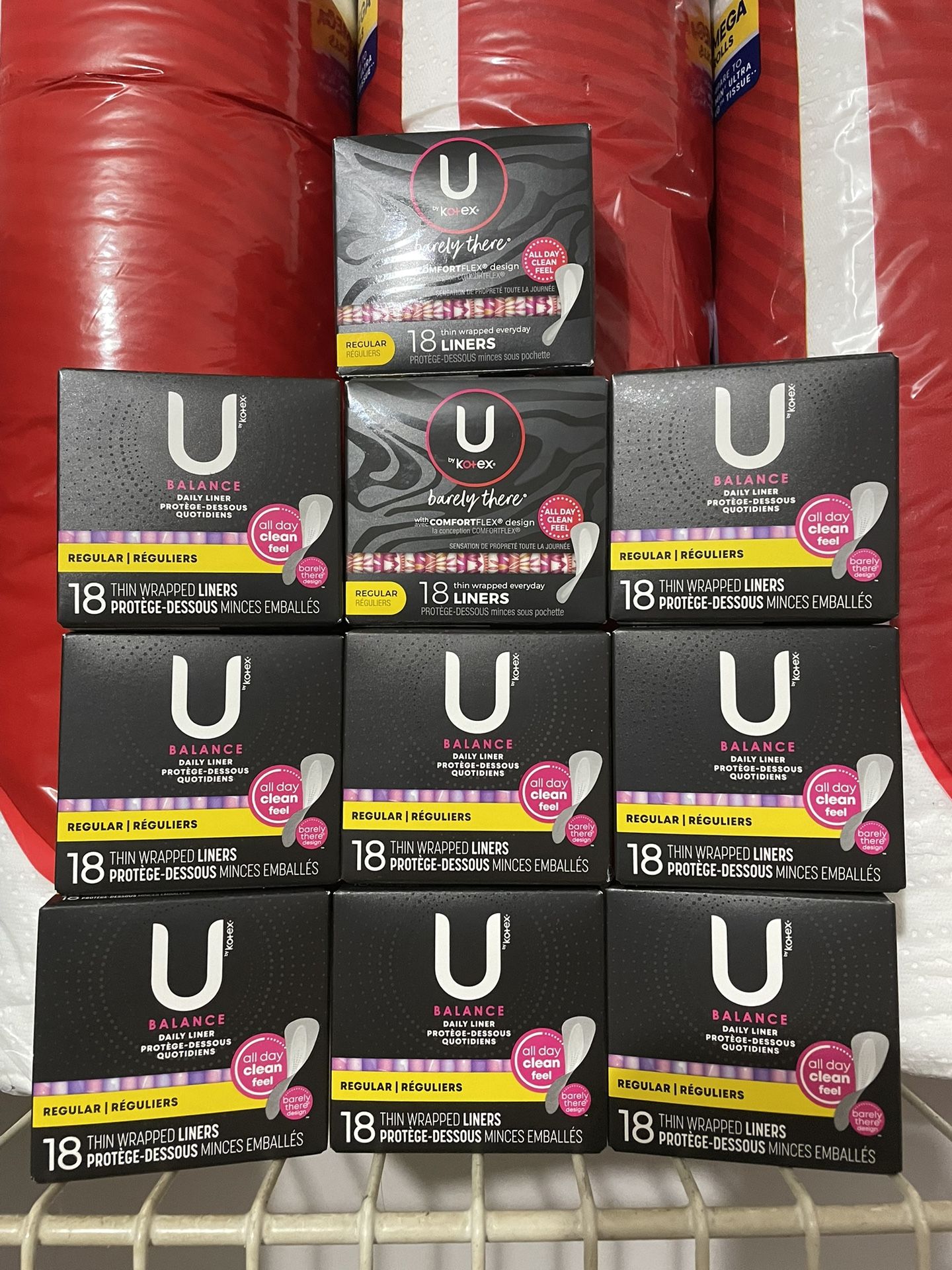10pks Of 18ct Ukotex Liners