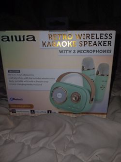 KAREOKE  AIWA SPEAKER