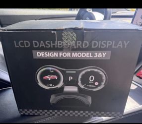 Tesla Model 3 and Model Y: LCD Dashboard Display/HUD