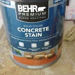 Concrete stain, BEHR