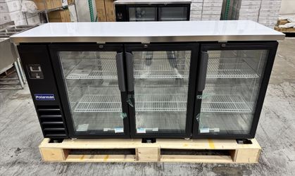 NEW🧊Commercial 91 3/8" Polarman Back Bar Cooler NSF ETL
