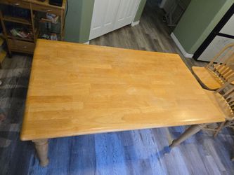 Wood Dining Table 6 Seats