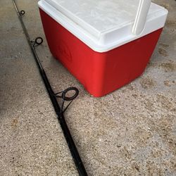Cooler And Fishing Pole All For $10